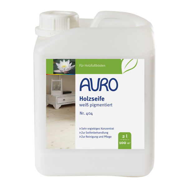 AURO Holzseife, Wei&szlig; pigmentiert Nr. 404